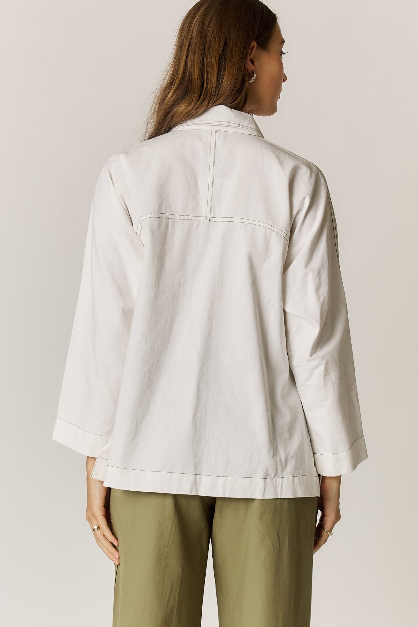 Patti Shirt White Twill