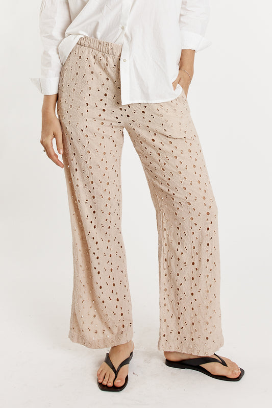 Olive Pant Cream