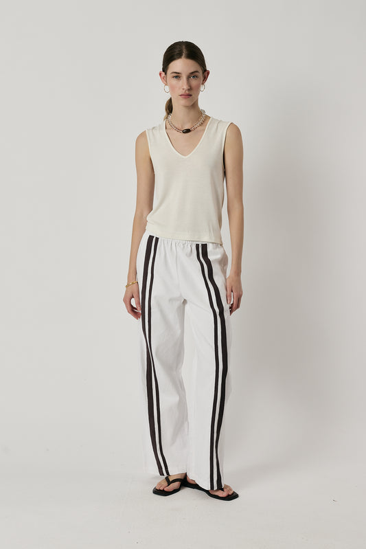 ADELA PANT WHITE