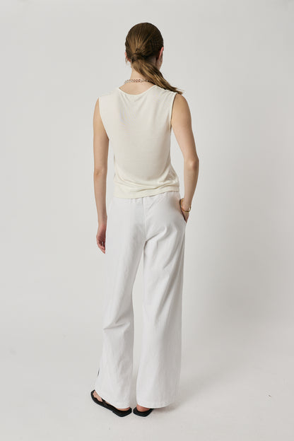 ADELA PANT WHITE