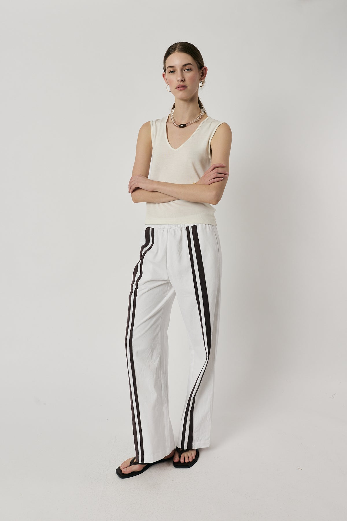 ADELA PANT WHITE