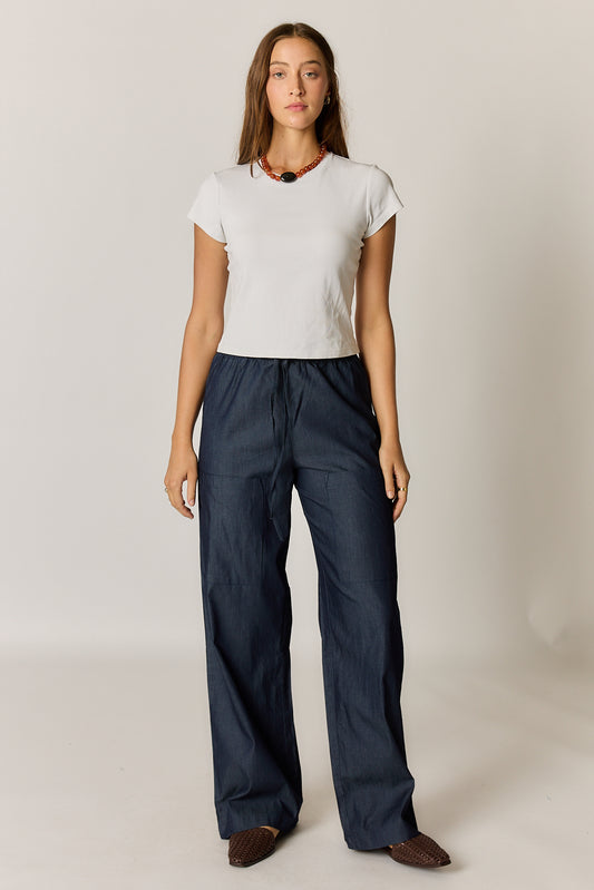 Alma Pocket Pant Denim