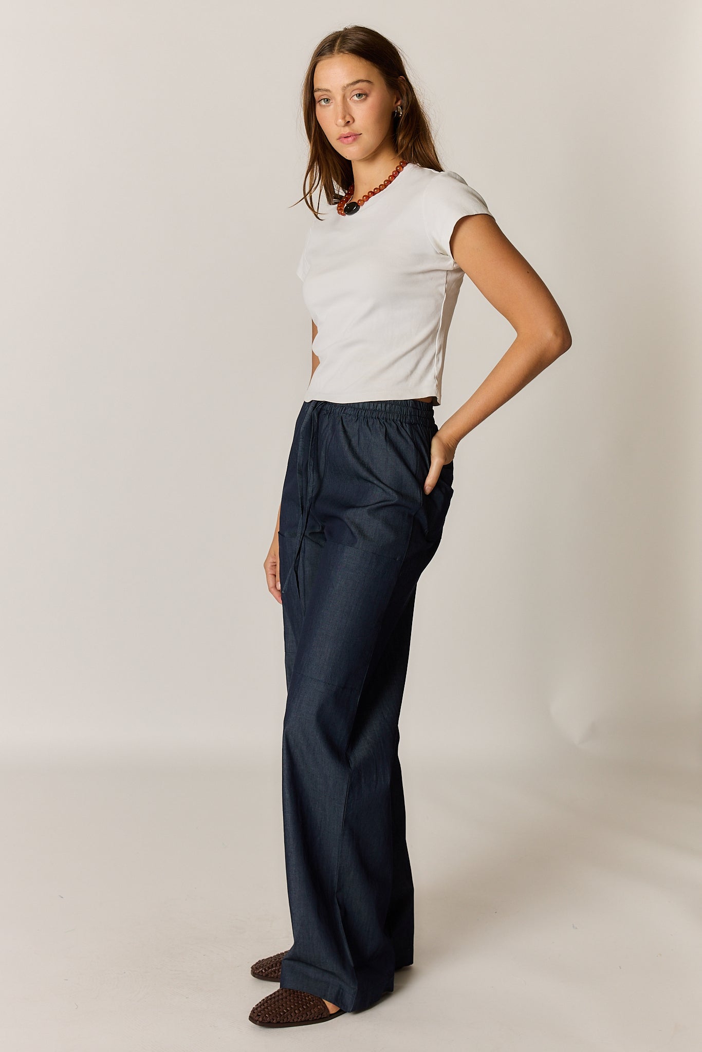 Alma Pocket Pant Denim