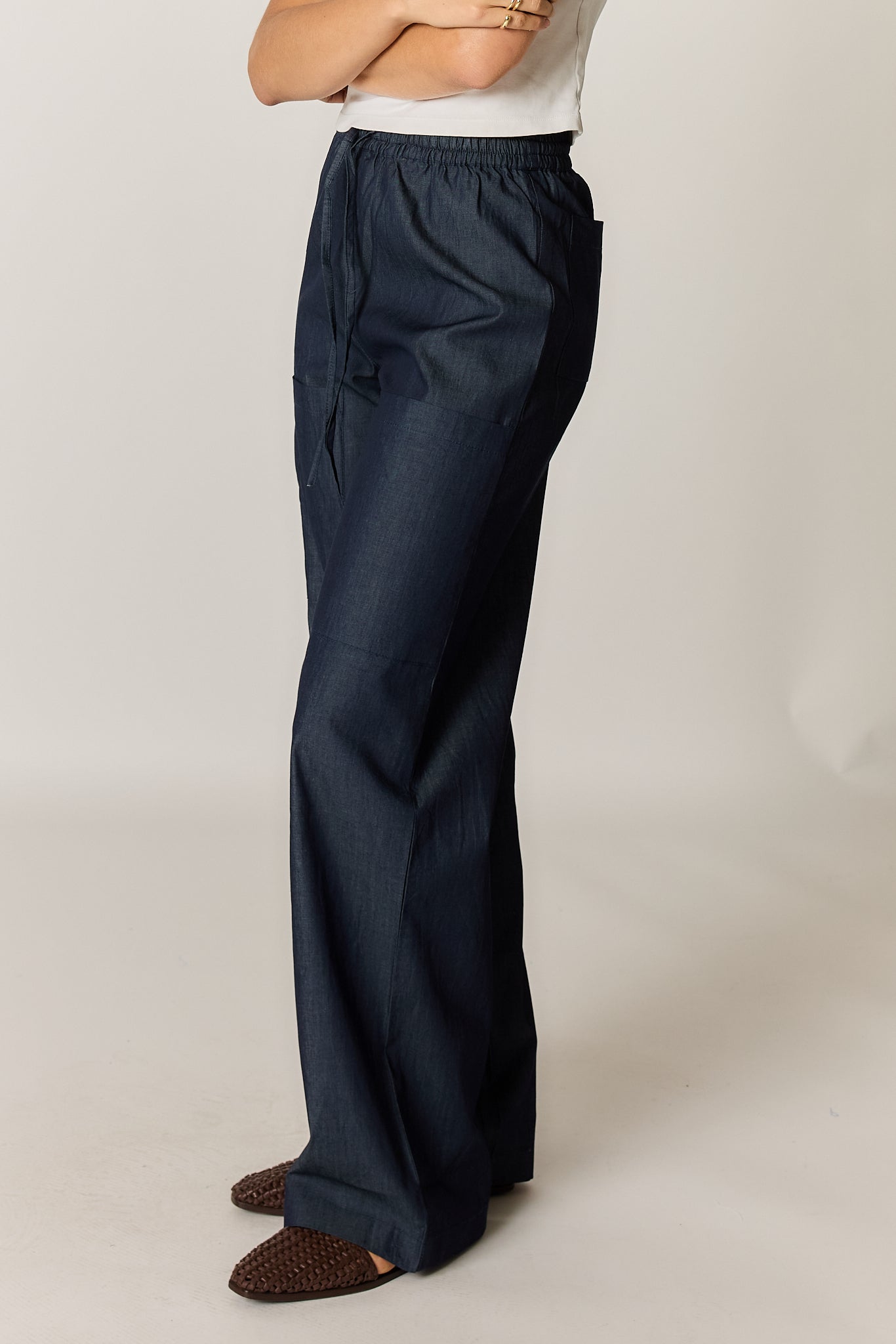 Alma Pocket Pant Denim