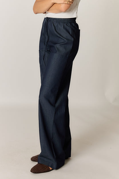 Alma Pocket Pant Denim