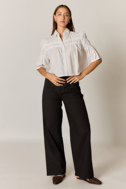 Edie Top White