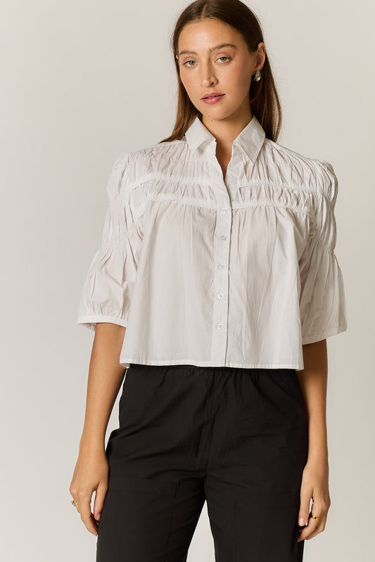Edie Top White