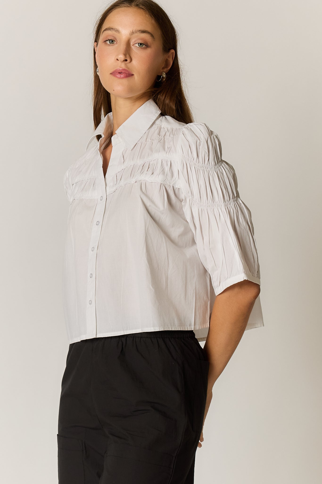 Edie Top White