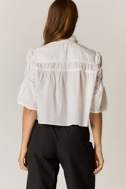 Edie Top White