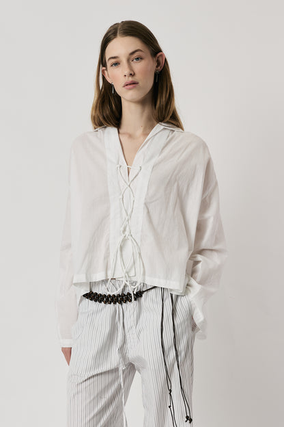 Flores Shirt White