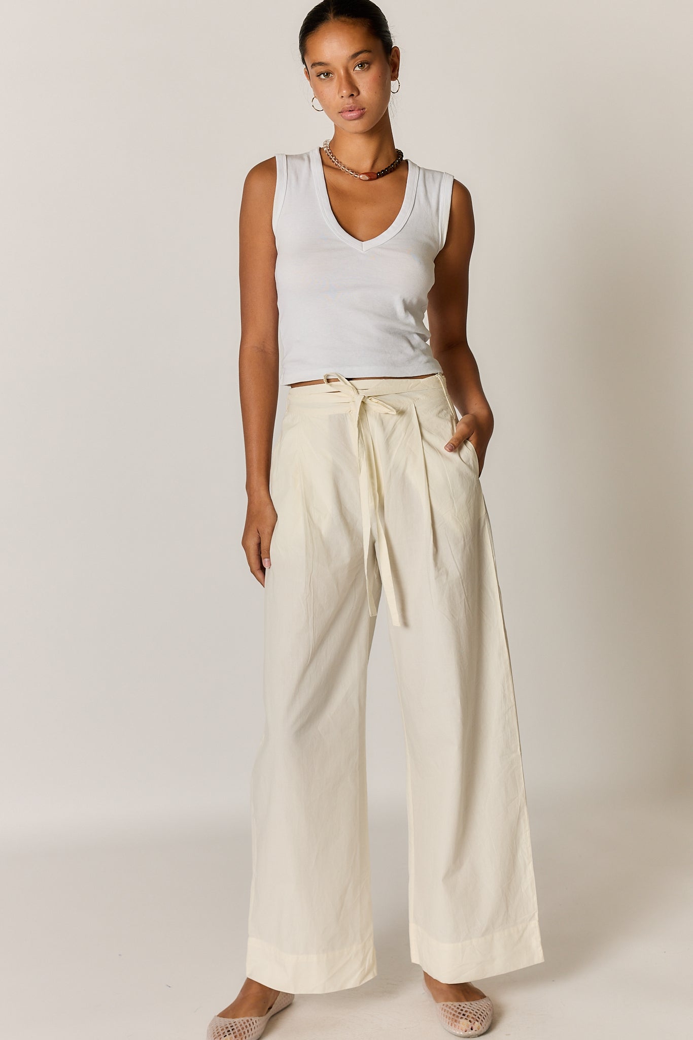 Floyd Tie Pant Coconut
