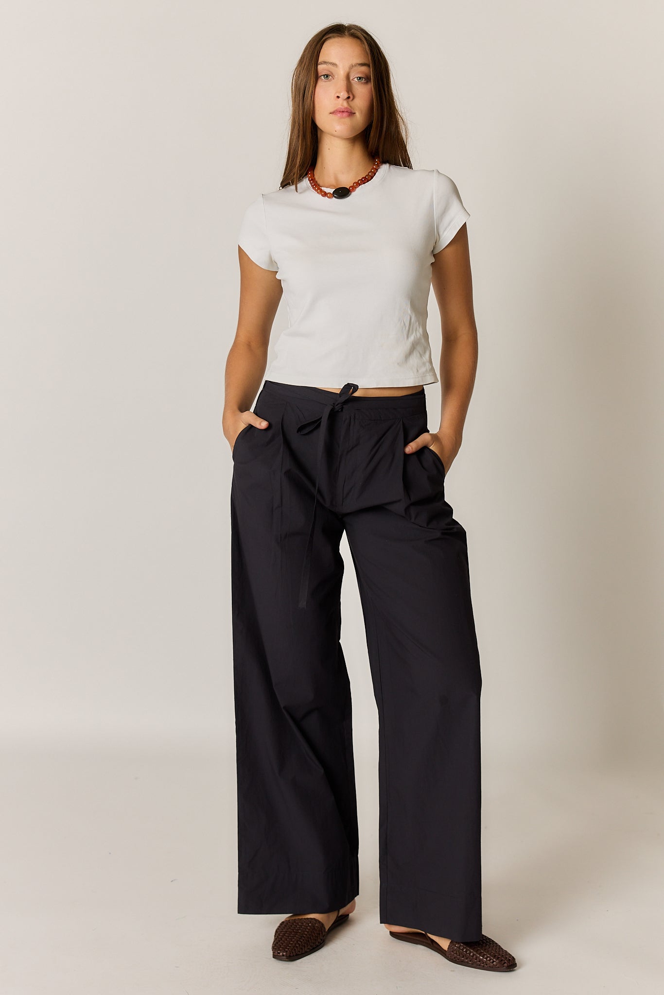 Floyd Tie Pant Black