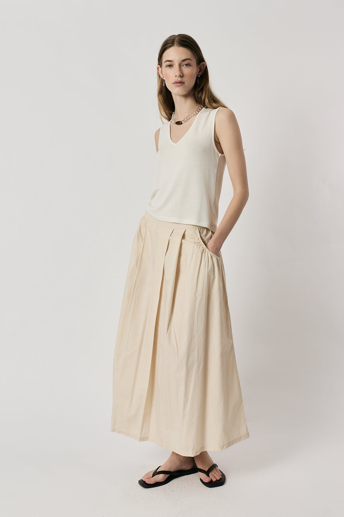 INES SKIRT CREAM