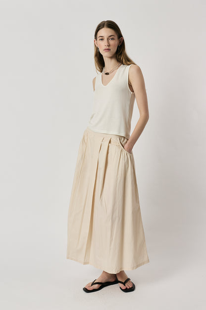 INES SKIRT CREAM