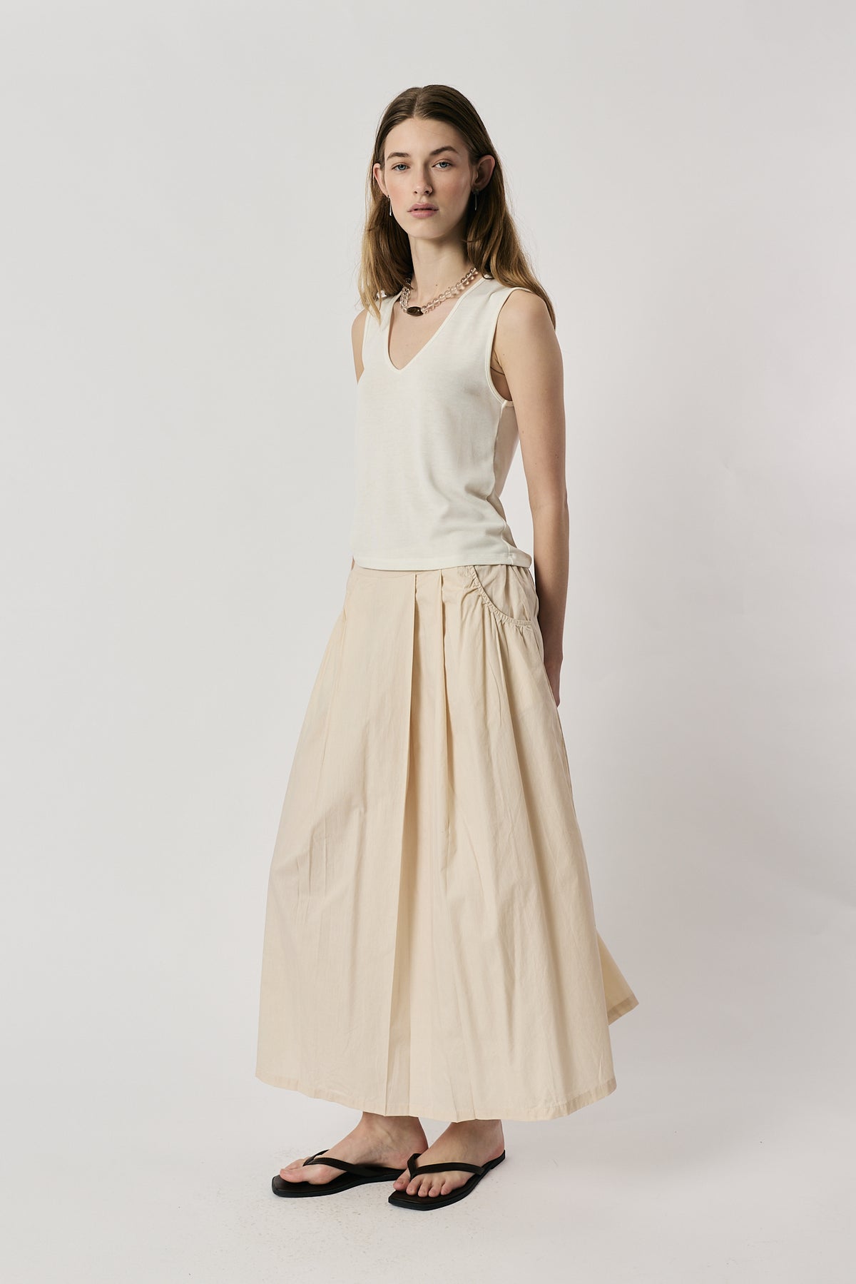 INES SKIRT CREAM
