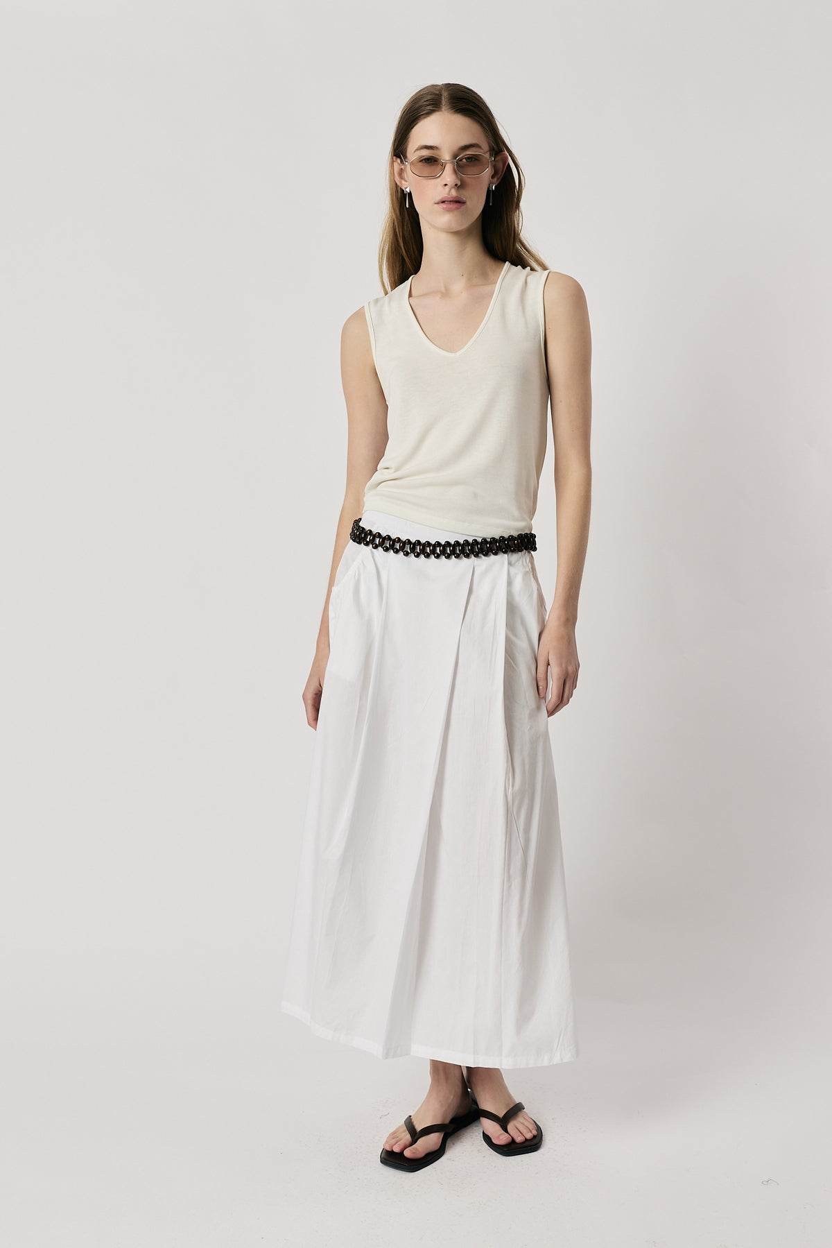 INES SKIRT WHITE