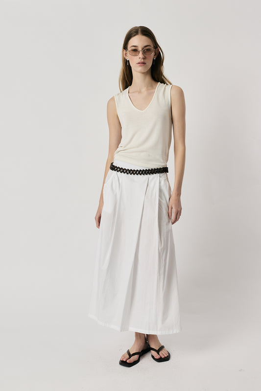 INES SKIRT WHITE