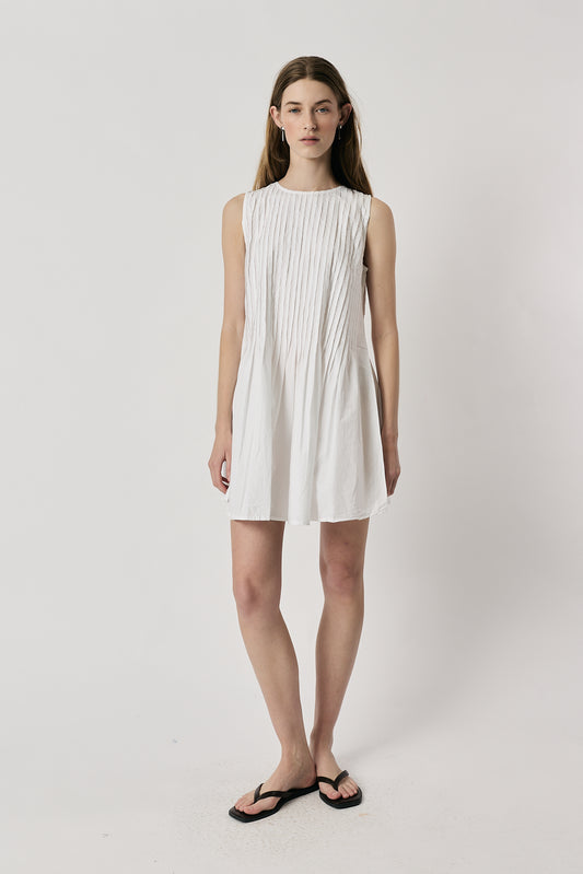 PARKER DRESS WHITE