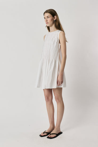 PARKER DRESS WHITE