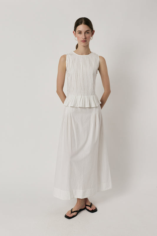 PARKER SKIRT WHITE