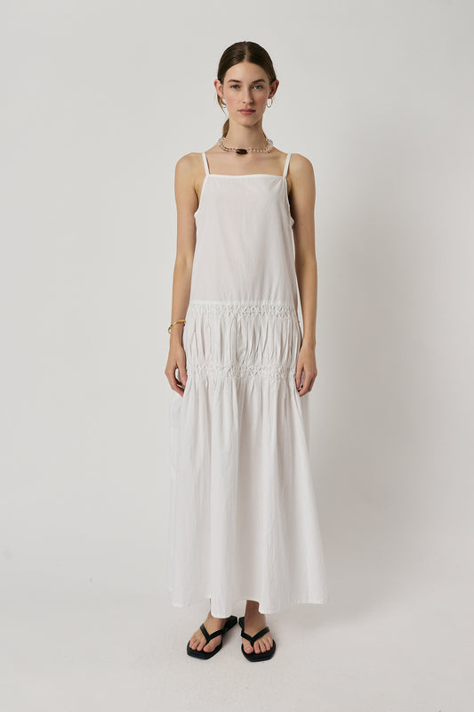 Pip Maxi Dress White