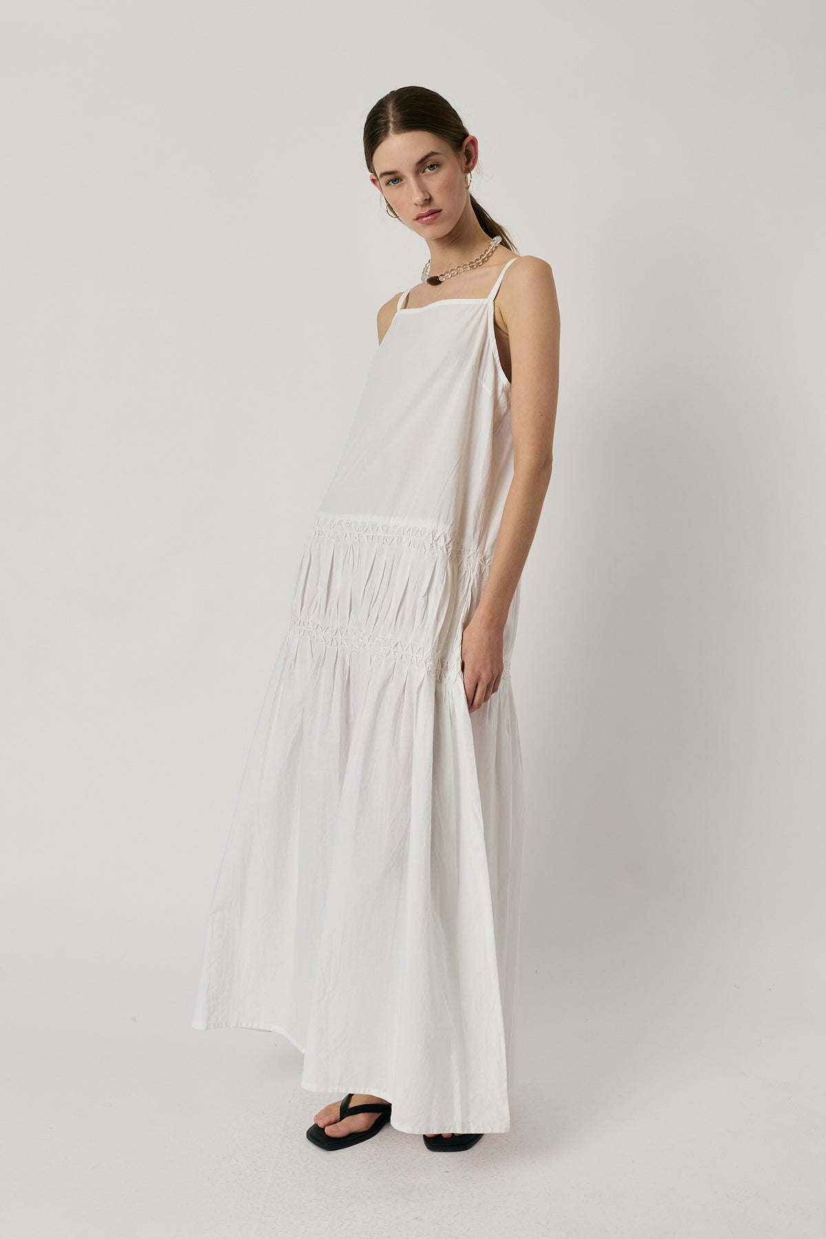 Pip Maxi Dress White