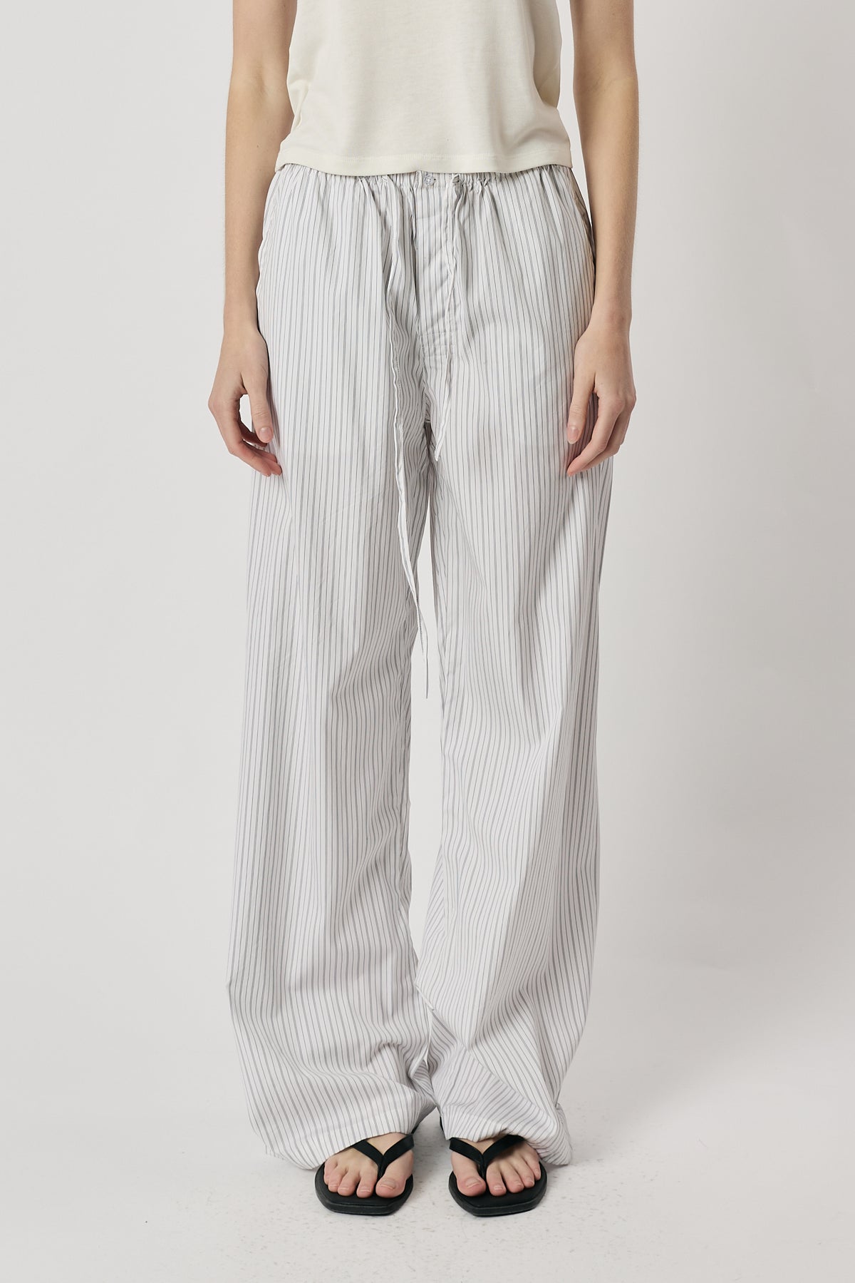 ROMY PANT B/W STRIPE