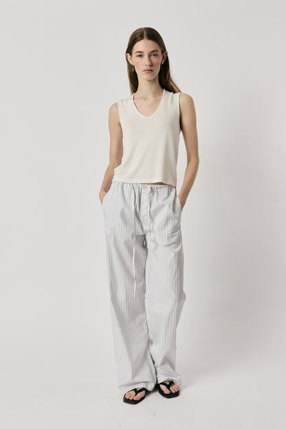 ROMY PANT B/W STRIPE