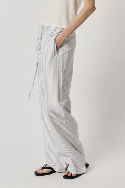 ROMY PANT B/W STRIPE