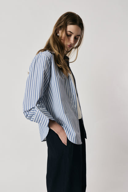 RUNA SHIRT LIGHT BLUE STRIPE