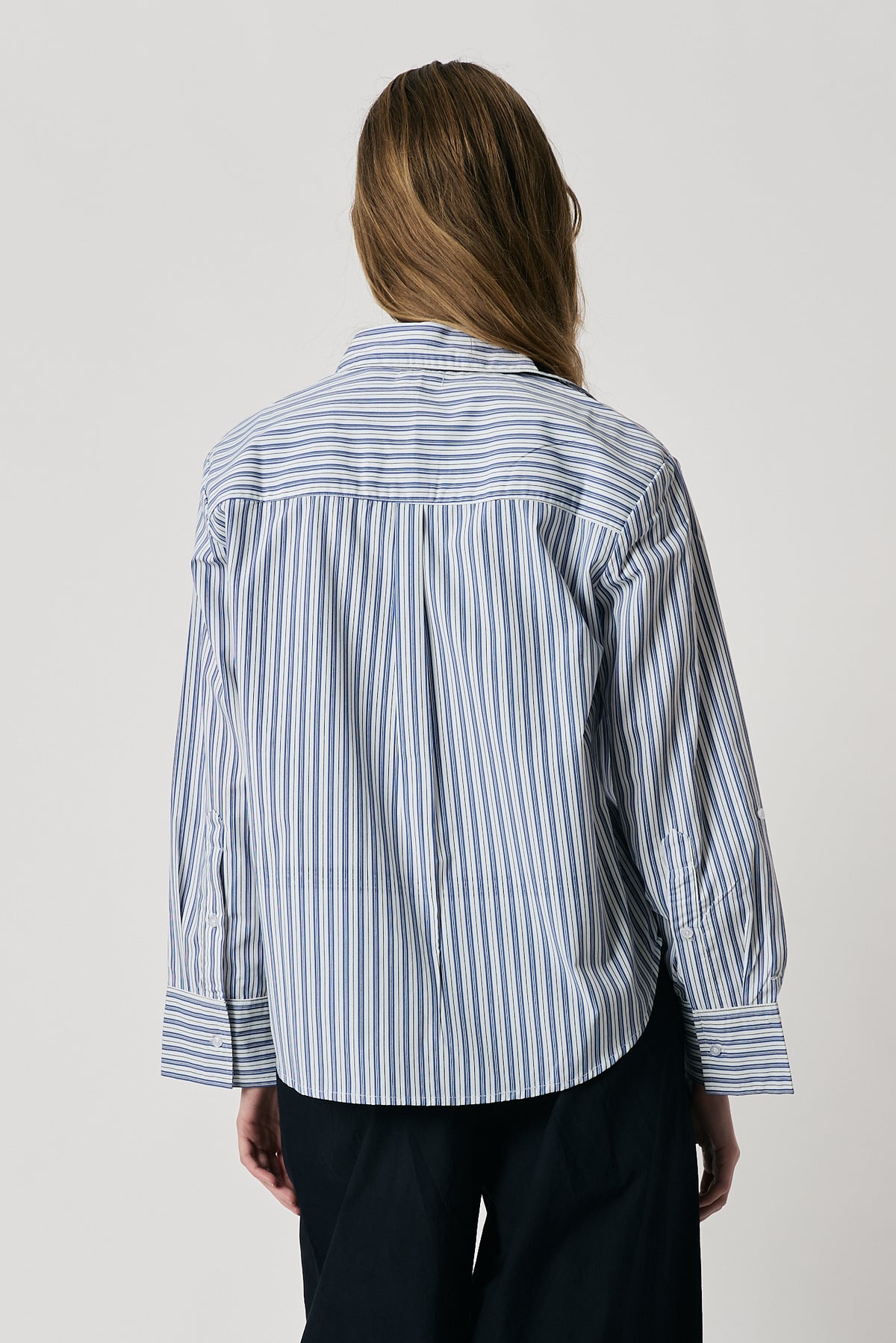 RUNA SHIRT LIGHT BLUE STRIPE
