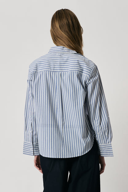 RUNA SHIRT LIGHT BLUE STRIPE