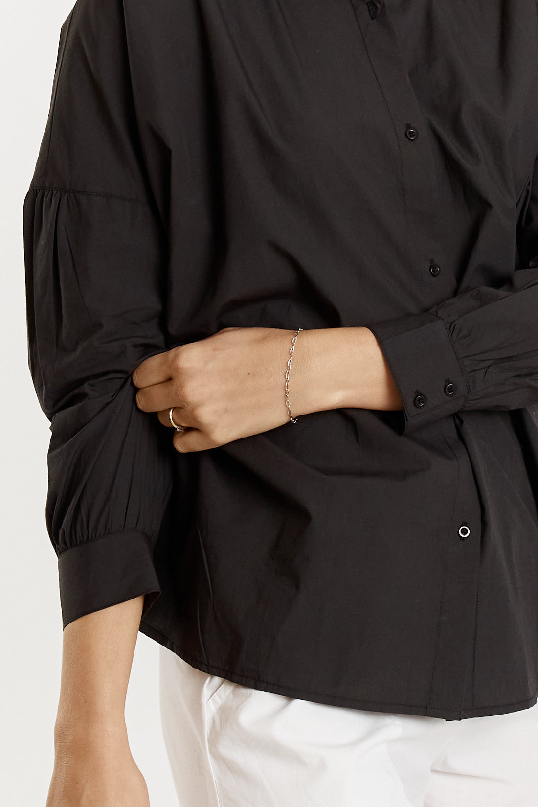 Casa Cut Out Shirt Black