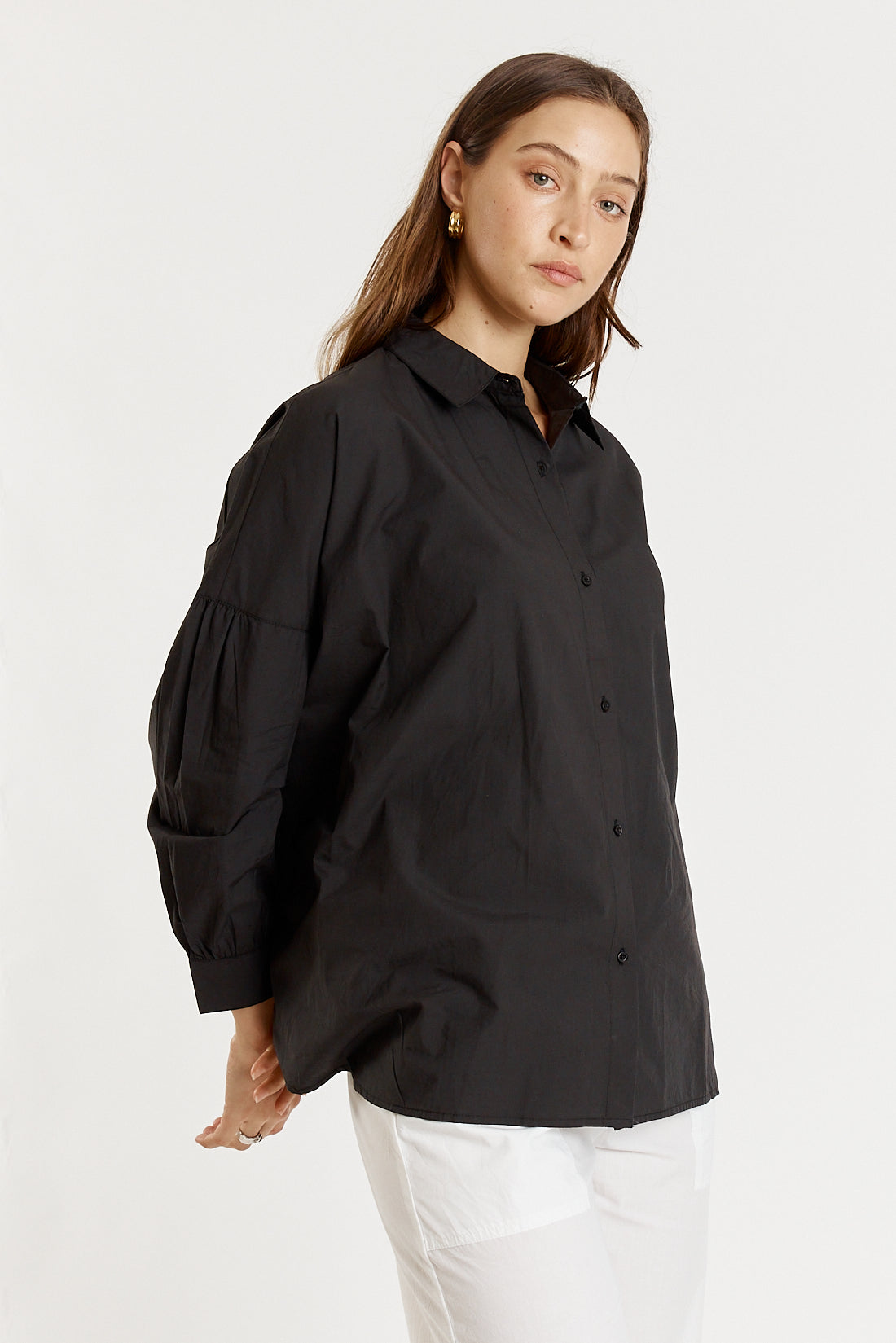 Casa Cut Out Shirt Black