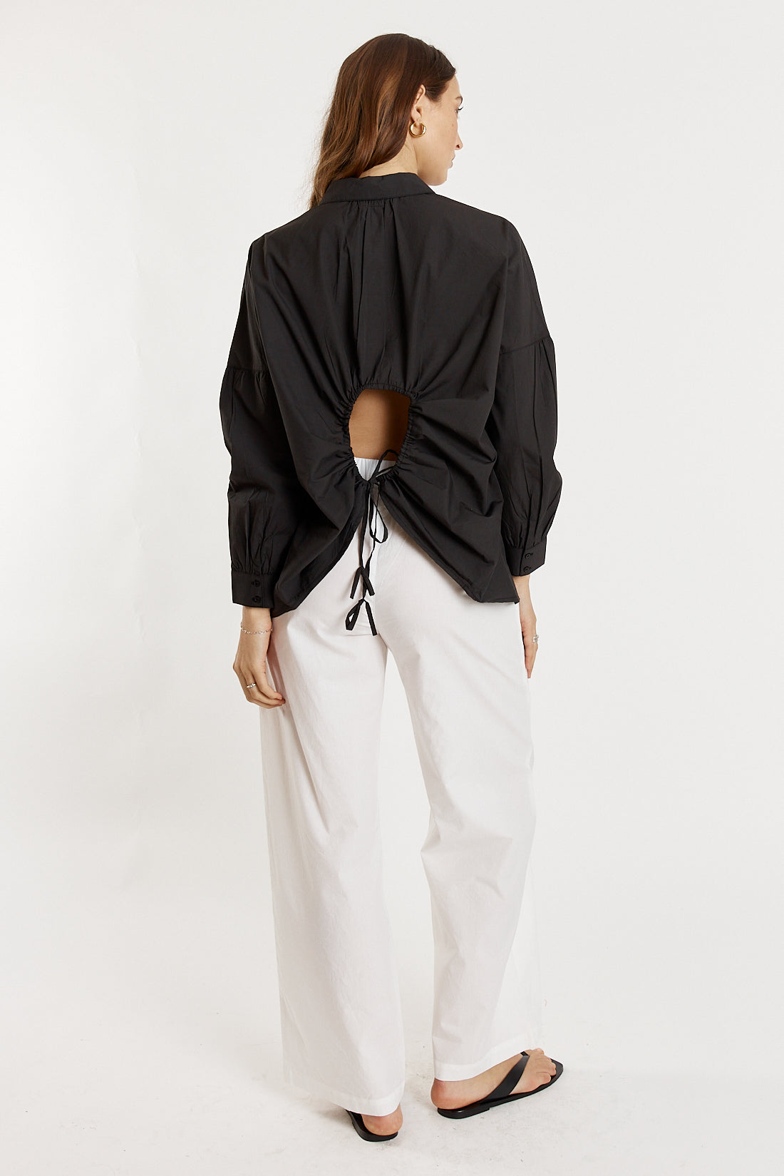 Casa Cut Out Shirt Black