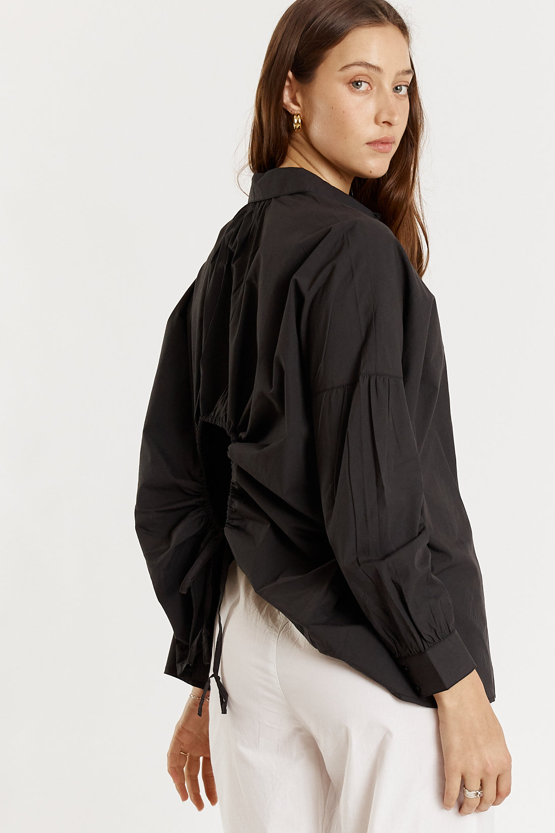 Casa Cut Out Shirt Black