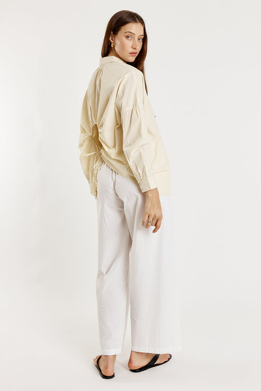 Casa Cut Out Shirt Butter