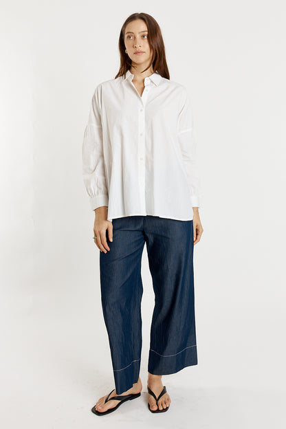 Casa Cut Out Shirt White