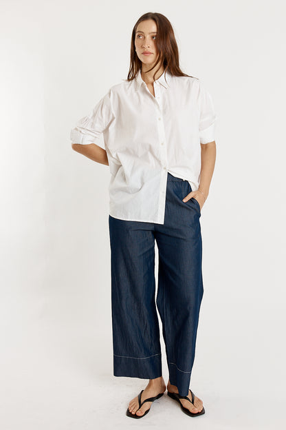 Casa Cut Out Shirt White