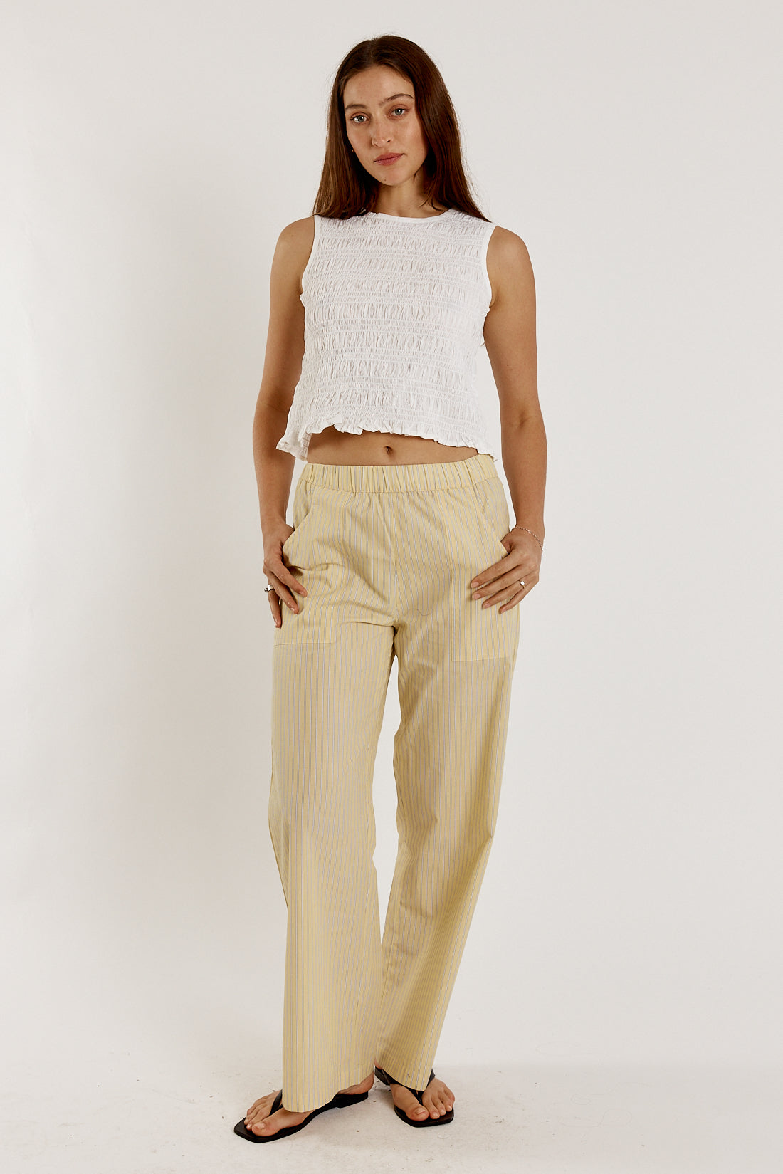 Lunel Pant Yellow Stripe