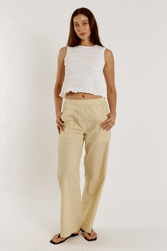 Lunel Pant Yellow Stripe