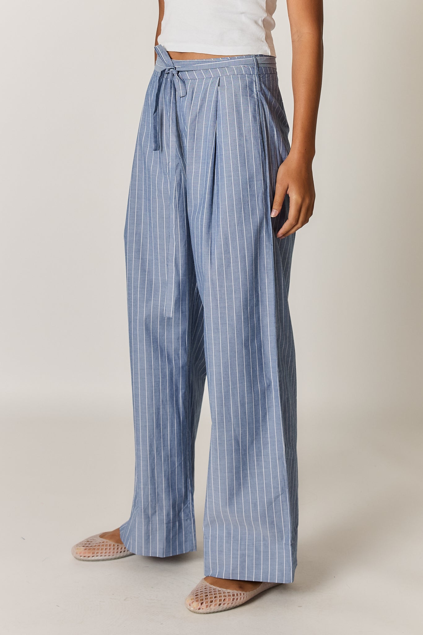 Floyd Tie Pant Pin Stripe