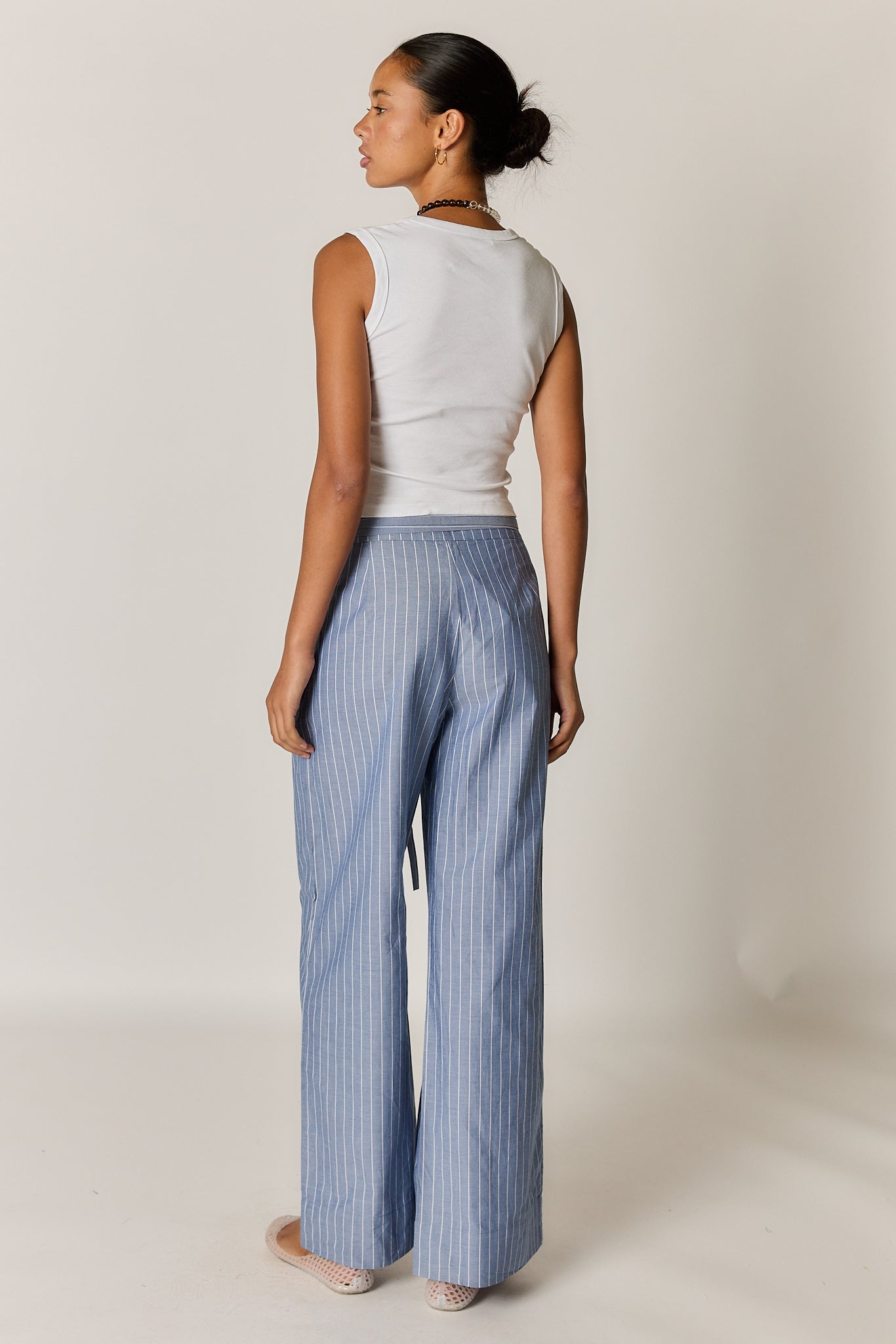 Floyd Tie Pant Pin Stripe