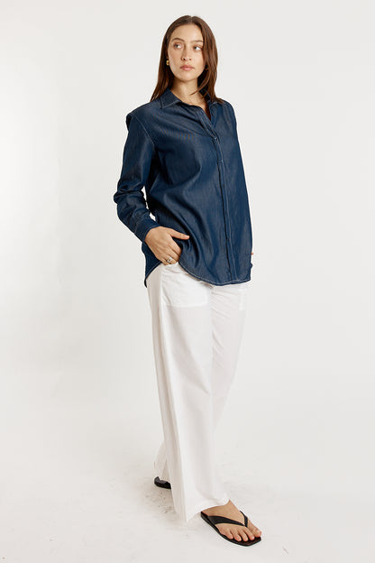 Gimlet Button Up Shirt Denim