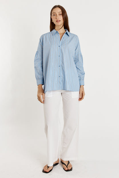 Jean Cut Out Shirt