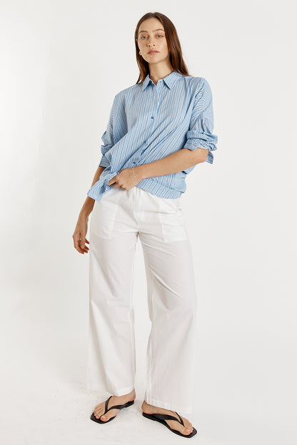 Jean Cut Out Shirt