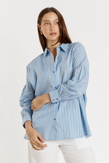 Jean Cut Out Shirt