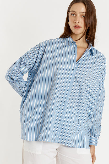 Jean Cut Out Shirt