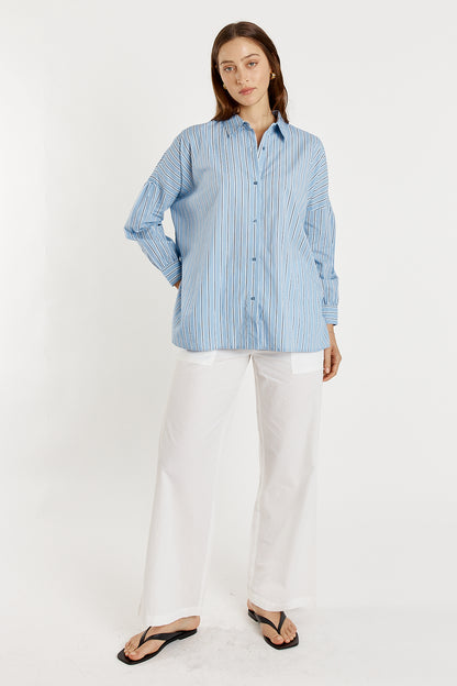 Jean Cut Out Shirt