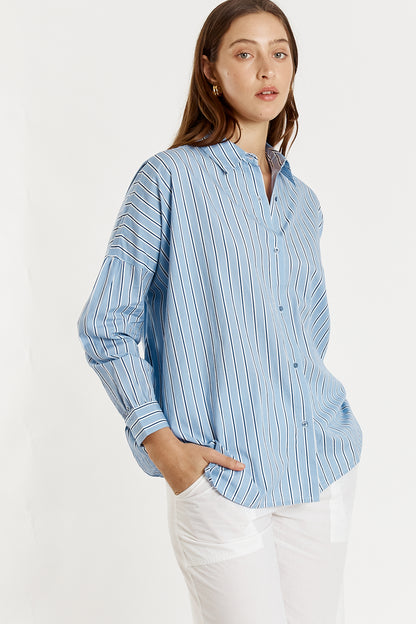 Jean Cut Out Shirt